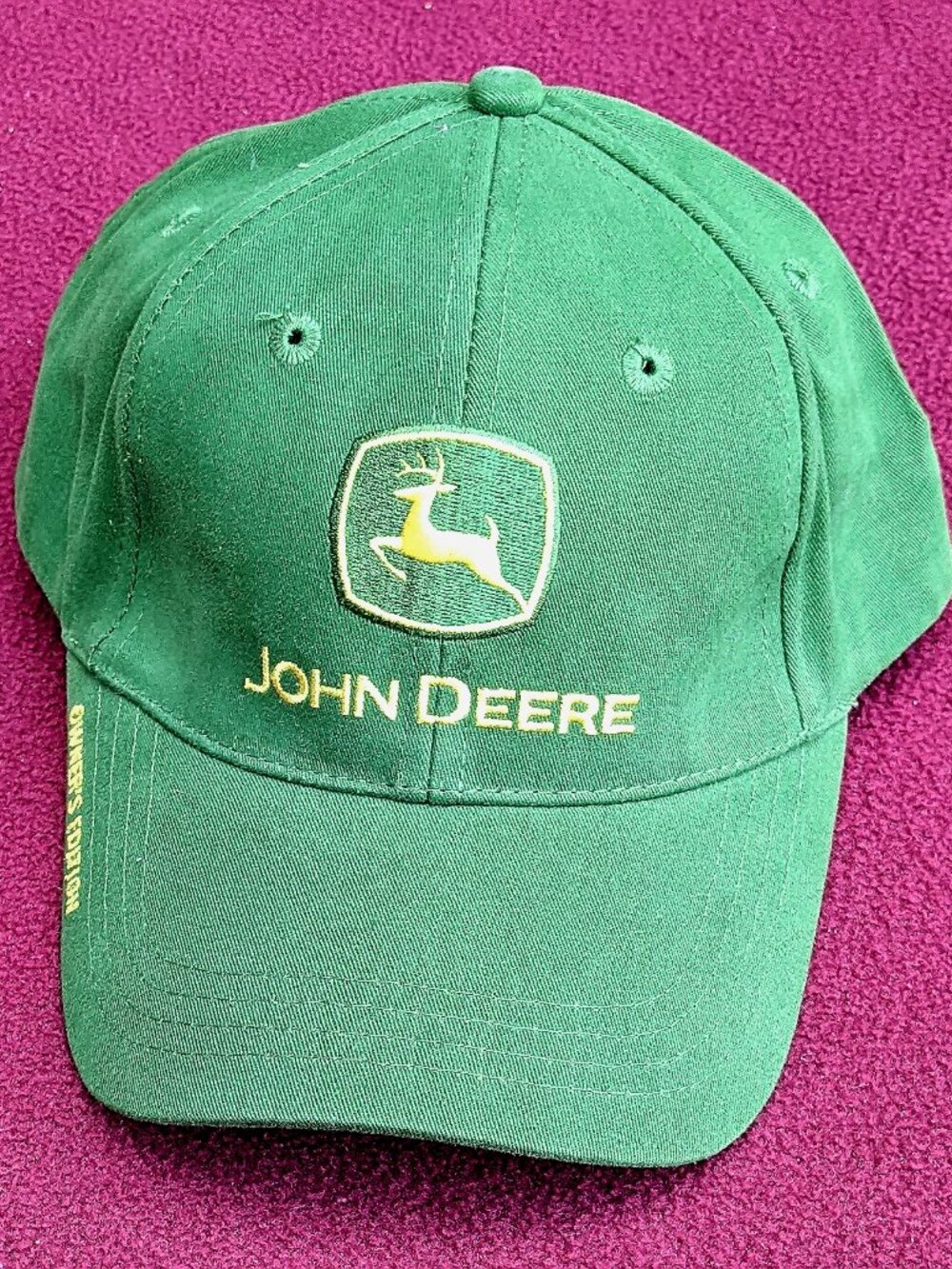 very nice new Cary Francis group John Deere Strap back baseball cap
